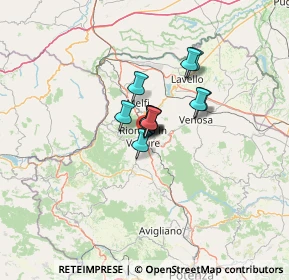 Mappa Via Carlo Levi, 85028 Rionero In Vulture PZ, Italia (6.77833)