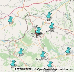 Mappa Via Carlo Levi, 85028 Rionero In Vulture PZ, Italia (18.63091)