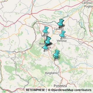 Mappa Via Carlo Levi, 85028 Rionero In Vulture PZ, Italia (8.83)