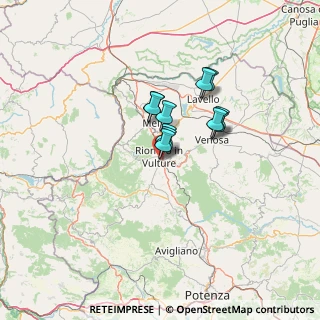 Mappa Via Carlo Levi, 85028 Rionero In Vulture PZ, Italia (8.92091)
