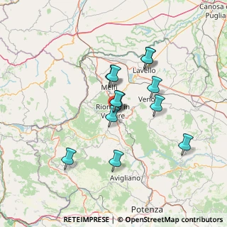 Mappa Via Carlo Levi, 85028 Rionero In Vulture PZ, Italia (12.7525)