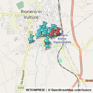 Mappa Via Carlo Levi, 85028 Rionero In Vulture PZ, Italia (0.2995)