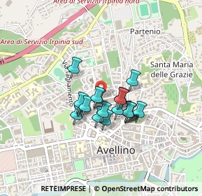 Mappa Via Piave, 83100 Avellino AV, Italia (0.305)