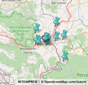 Mappa Via M. Romagnoli, 83100 Avellino AV, Italia (3.88455)
