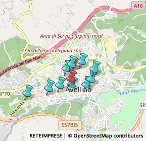 Mappa Via Piave, 83100 Avellino AV, Italia (0.64364)