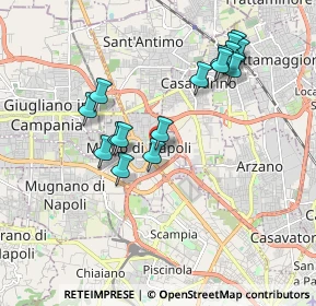Mappa Via Alessandro Volta, 80017 Melito di Napoli NA, Italia (1.92438)