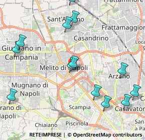 Mappa Via Alessandro Volta, 80017 Melito di Napoli NA, Italia (2.71308)