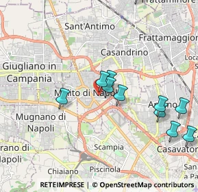 Mappa Via Alessandro Volta, 80017 Melito di Napoli NA, Italia (2.19364)