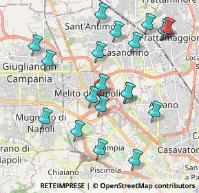 Mappa Via Alessandro Volta, 80017 Melito di Napoli NA, Italia (2.29)