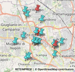 Mappa Via Alessandro Volta, 80017 Melito di Napoli NA, Italia (1.9355)