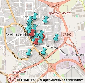 Mappa Via Alessandro Volta, 80017 Melito di Napoli NA, Italia (0.342)