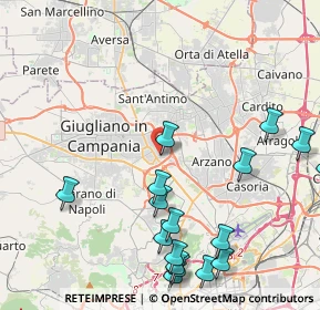 Mappa Via Alessandro Volta, 80017 Melito di Napoli NA, Italia (5.59941)