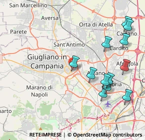 Mappa Via Alessandro Volta, 80017 Melito di Napoli NA, Italia (4.92833)