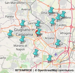 Mappa Via Alessandro Volta, 80017 Melito di Napoli NA, Italia (4.45167)