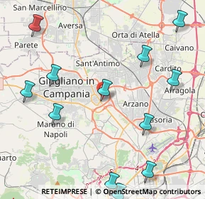 Mappa Via Alessandro Volta, 80017 Melito di Napoli NA, Italia (6.03692)