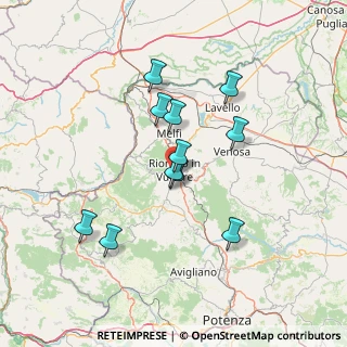 Mappa Via Gioacchino Rossini, 85028 Rionero In Vulture PZ, Italia (13.07636)