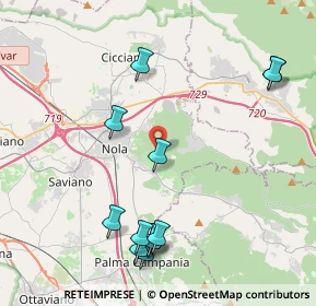 Mappa Via Castel Cicala, 80035 Nola NA, Italia (5.06083)