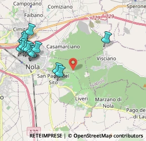 Mappa Via Castel Cicala, 80035 Nola NA, Italia (2.57786)