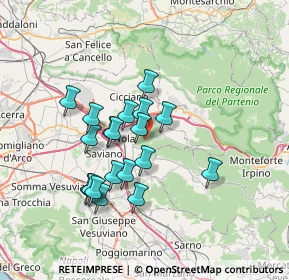Mappa Via Castel Cicala, 80035 Nola NA, Italia (6.33158)