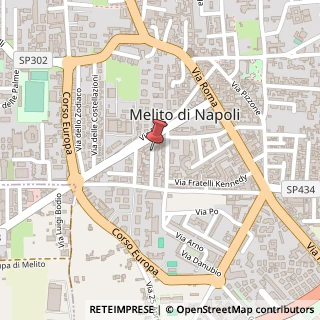 Mappa Via Michelangelo Merisi Caravaggio, 16, 80017 Melito di Napoli NA, Italia, 80017 Melito di Napoli, Napoli (Campania)