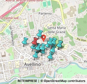 Mappa Via Tuoro Cappuccini, 83100 Avellino AV, Italia (0.322)