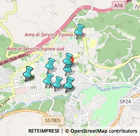 Mappa Via Tuoro Cappuccini, 83100 Avellino AV, Italia (0.86)