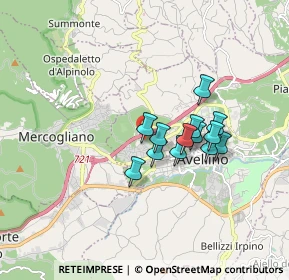 Mappa Via Luigi Imbimbo, 83100 Avellino AV, Italia (1.35462)