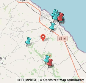 Mappa Contrada Rizzitello, 70043 Monopoli BA, Italia (4.55063)