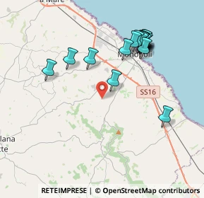 Mappa Contrada Rizzitello, 70043 Monopoli BA, Italia (4.32389)