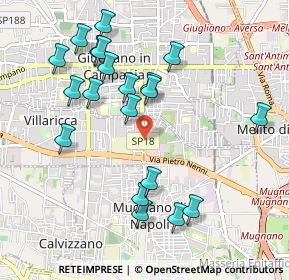 Mappa Via Mugnano-Giugliano, 80018 Mugnano di Napoli NA, Italia (1.114)