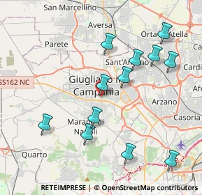 Mappa Via Mugnano-Giugliano, 80018 Mugnano di Napoli NA, Italia (4.43833)