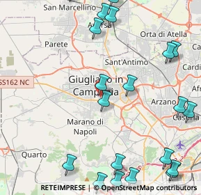 Mappa Via Mugnano-Giugliano, 80018 Mugnano di Napoli NA, Italia (6.3035)