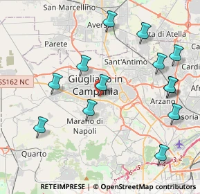 Mappa Via Mugnano-Giugliano, 80018 Mugnano di Napoli NA, Italia (4.82462)