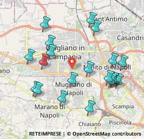 Mappa Via Mugnano-Giugliano, 80018 Mugnano di Napoli NA, Italia (2.268)