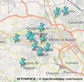 Mappa Via Mugnano-Giugliano, 80018 Mugnano di Napoli NA, Italia (1.79455)
