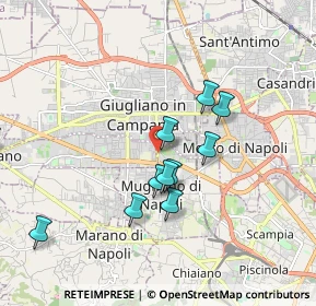 Mappa Via Mugnano-Giugliano, 80018 Mugnano di Napoli NA, Italia (1.88455)