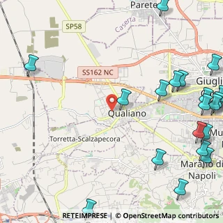 Mappa Via G. Verga, 80019 Qualiano NA, Italia (3.6905)