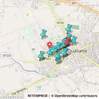 Mappa Via G. Verga, 80019 Qualiano NA, Italia (0.337)