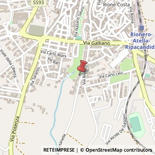 Mappa Via Fontanelle, 14 Bis, 85028 Rionero in Vulture, Potenza (Basilicata)