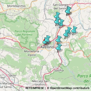 Mappa Via Salvatore Pescatori, 83100 Avellino AV, Italia (8.23917)