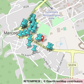 Mappa Via A. Ramiro Marconi, 83013 Mercogliano AV, Italia (0.24138)