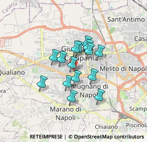 Mappa Via Enrico Fermi, 80010 Villaricca NA, Italia (1.25)