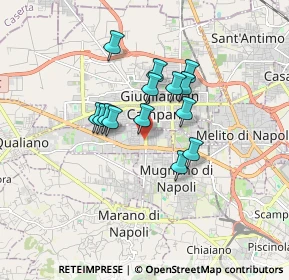 Mappa Via Enrico Fermi, 80010 Villaricca NA, Italia (1.35571)