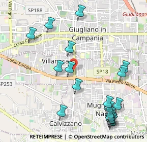 Mappa Via Enrico Fermi, 80010 Villaricca NA, Italia (1.35722)