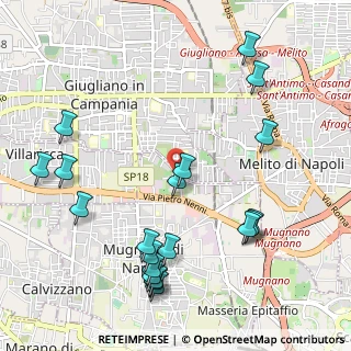 Mappa Via Madonna delle Grazie Traversa IV Giornate, 80018 Mugnano di Napoli NA, Italia (1.3495)
