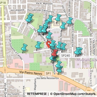 Mappa Via Madonna delle Grazie Traversa IV Giornate, 80018 Mugnano di Napoli NA, Italia (0.21852)