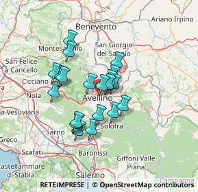 Mappa Via Parco Residenziale Abate, 83100 Avellino AV, Italia (10.79)