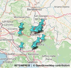 Mappa Via Parco Residenziale Abate, 83100 Avellino AV, Italia (9.41211)