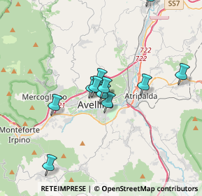 Mappa Via Parco Residenziale Abate, 83100 Avellino AV, Italia (3.16818)