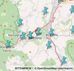 Mappa Via Parco Residenziale Abate, 83100 Avellino AV, Italia (5.42357)